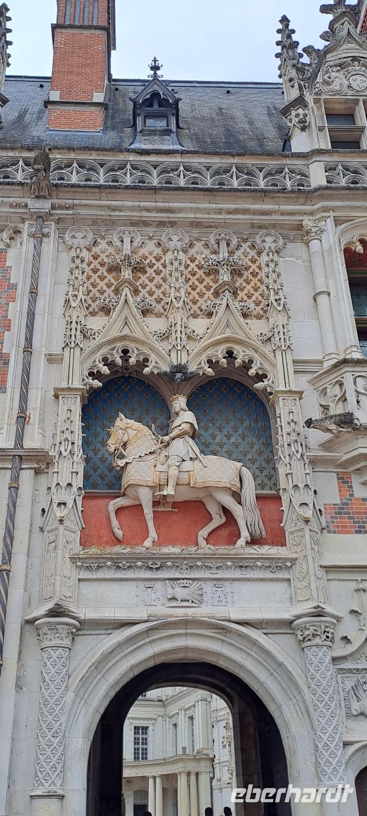 Blois, Fassade mit König Ludwig 12.
