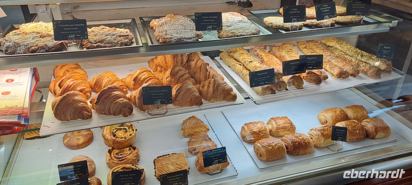Chartres, Croissants frisch aus dem Ofen