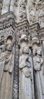 Chartres, Figuren am Hauptportal
