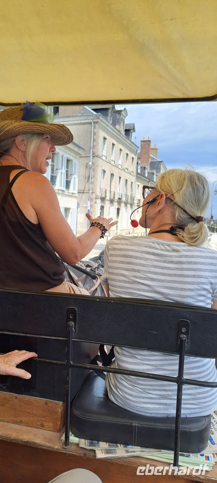 Heidi übersetzt die Erläuterungen der Kutscherin