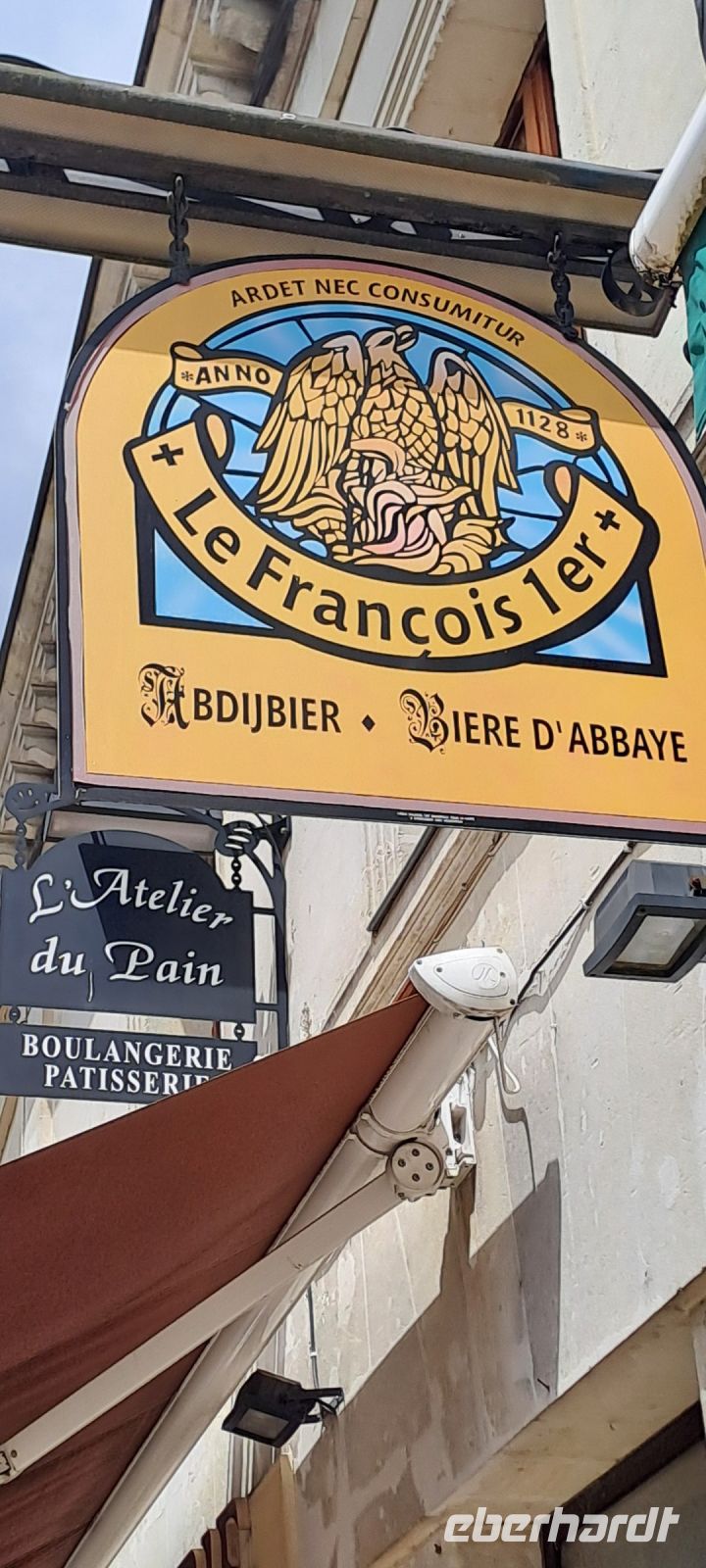 Azay le Rideau, altes Restaurantschild