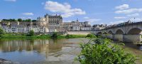 Amboise vom anderen Loire Ufer aus gesehen