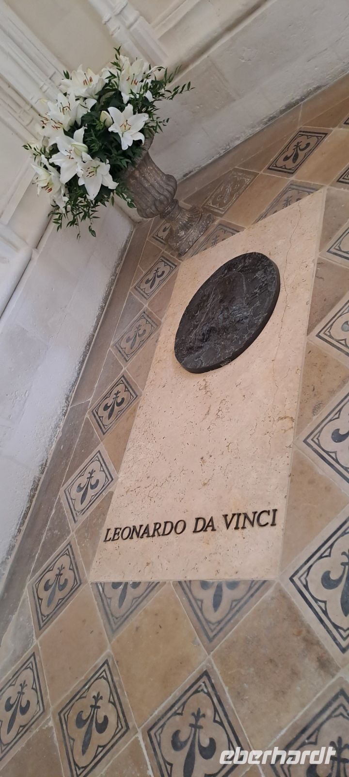 Amboise, Grabstätte von Leonardo da Vinci