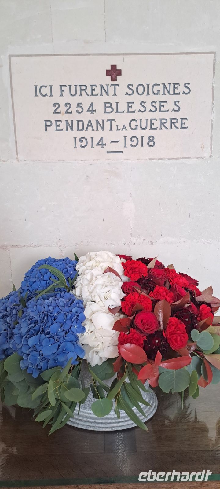 Chenonceau, Blumenschmuck in der Galerie