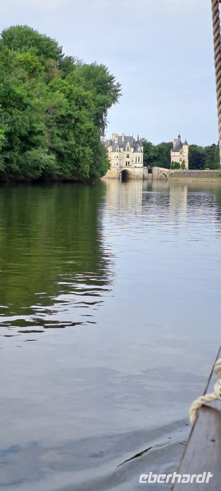 Chenonceau, erster Blick aufs Schloss