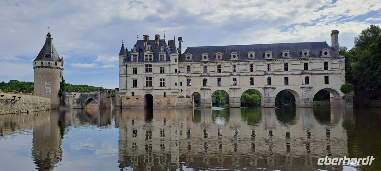 Chenonceau, perfekte Spiegelung