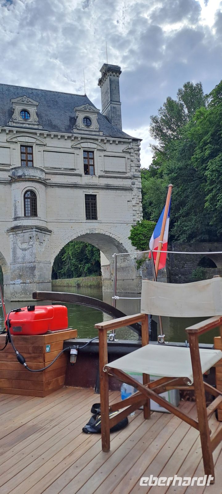 Chenonceau, vom Wasser aus