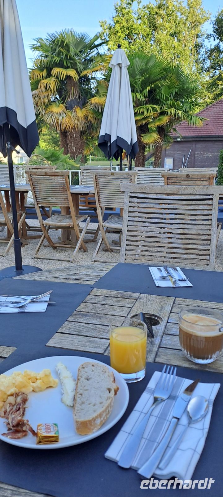 Fontainebleau, französisches Frühstück im Grünen