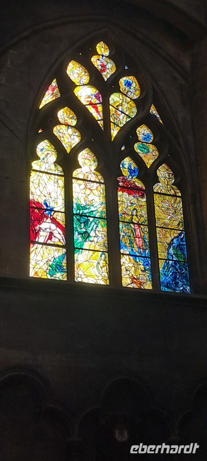 Metz, Fenster von Marc Chagall in der Kathedrale