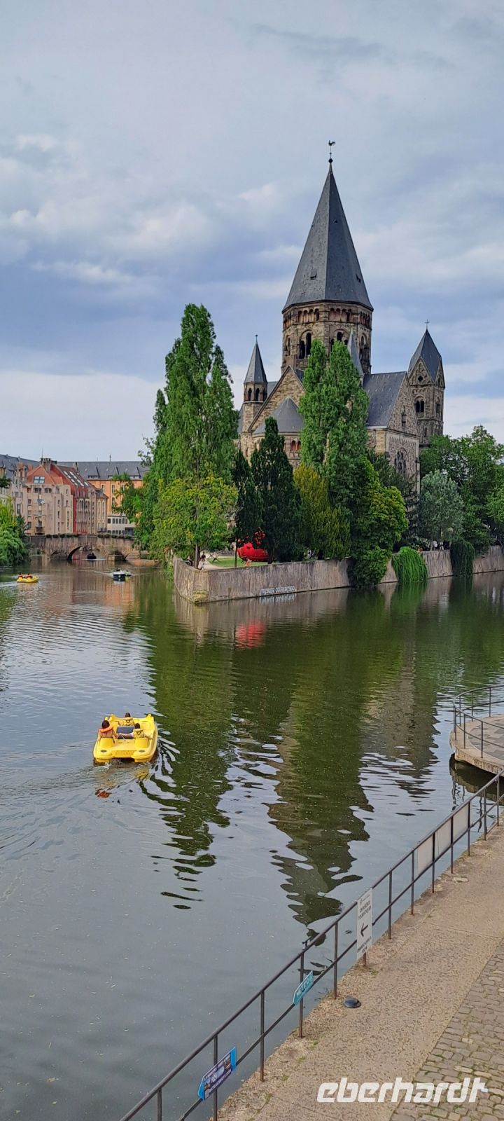 Metz, Temple Neuf an der Mosel