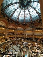 Besichtigung des Einkaufszentrums Galeries Lafayette Haussmann, Paris