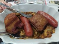 Abendessen im Restaurant La Cave aux Fouées