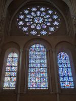 Chartres (Kathedrale Notre-Dame - Westrose als Gruppe von Rundfenstern)  &ndash; &copy; Katrin Deutschbein (Eberhardt TRAVEL)