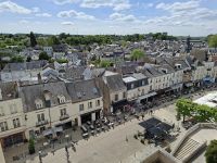 Blick vom Schloss Amboise auf den Place Michel Debré &ndash; &copy; Katrin Deutschbein (Eberhardt TRAVEL)
