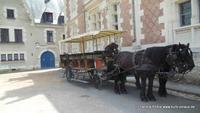 vor der Kutschfahrt in Blois 