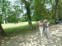 auf dem Weg zum Schloss Chenonceau 