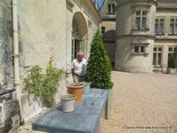 auf dem Weingut Bourdaisière 