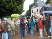 vor dem Schloss Cheverny 