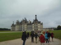 auf dem Weg zum Schloss Chambord 