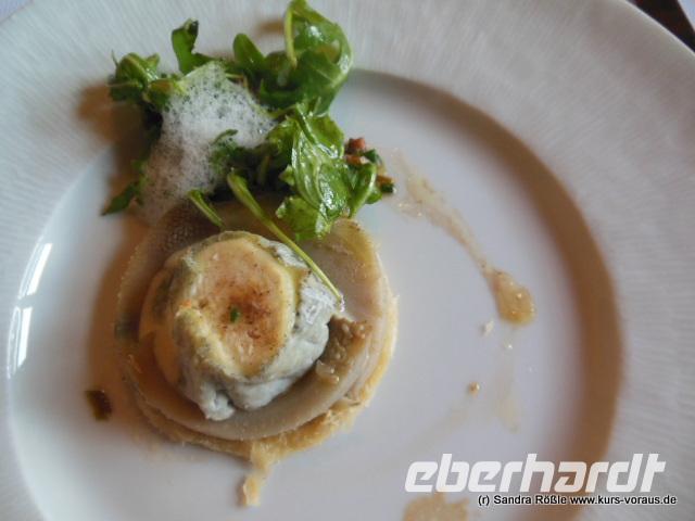 Vorspeise im Schloss Chissay am Galadiner-Abend 