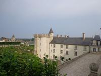 Villandry, Blick auf Schloß und Ort