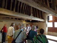 Azay-le- Rideau, bei der Besichtigung des Schlosses