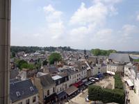 Amboise, Blick vom Schloß auf die Stadt