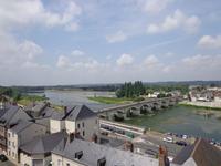 Amboise, Blick auf die Brücke der Loire