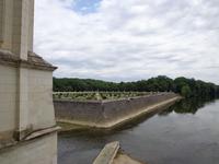 Blick auf den Dianagarten vom Schloß Chenonceau