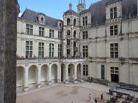 Innenhof vom Schloß Chambord