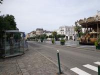 Straßenszene von Fontainebleau