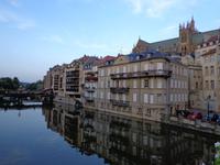 Metz, in Abenddämmerung