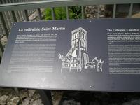 Collegiale St. martin Tours Schild