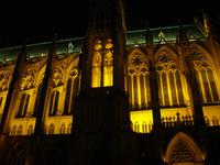 Metz Kathedrale bei Nacht