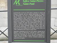 St. Pierre St.  Paul Schild Montreuil