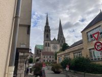 Blick auf Kathedrale Chartres
