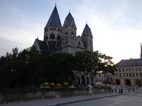 Metz, protestantische Kirche auf einer Moselinsel