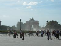 Paris - Arc de Triomphe im Sandsturm