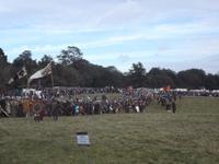 die Schlachtordnung der Angelsachsen ist für den Ansturm bereit!