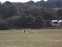 Späher der Normannern sichten die Lage