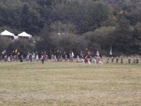 die normannische Kavallerie sammelt sich