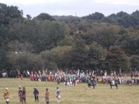 das normannische Heer hat Angriffsformation eingenommen