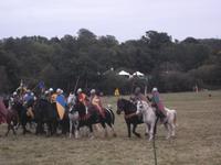 jetzt greift die normannische Reiterei erneut an