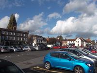 Marktplatz des historischen Dorfes Wickham