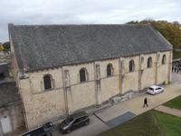 die ältesten Teile der Burg von Caen: Burgkirche