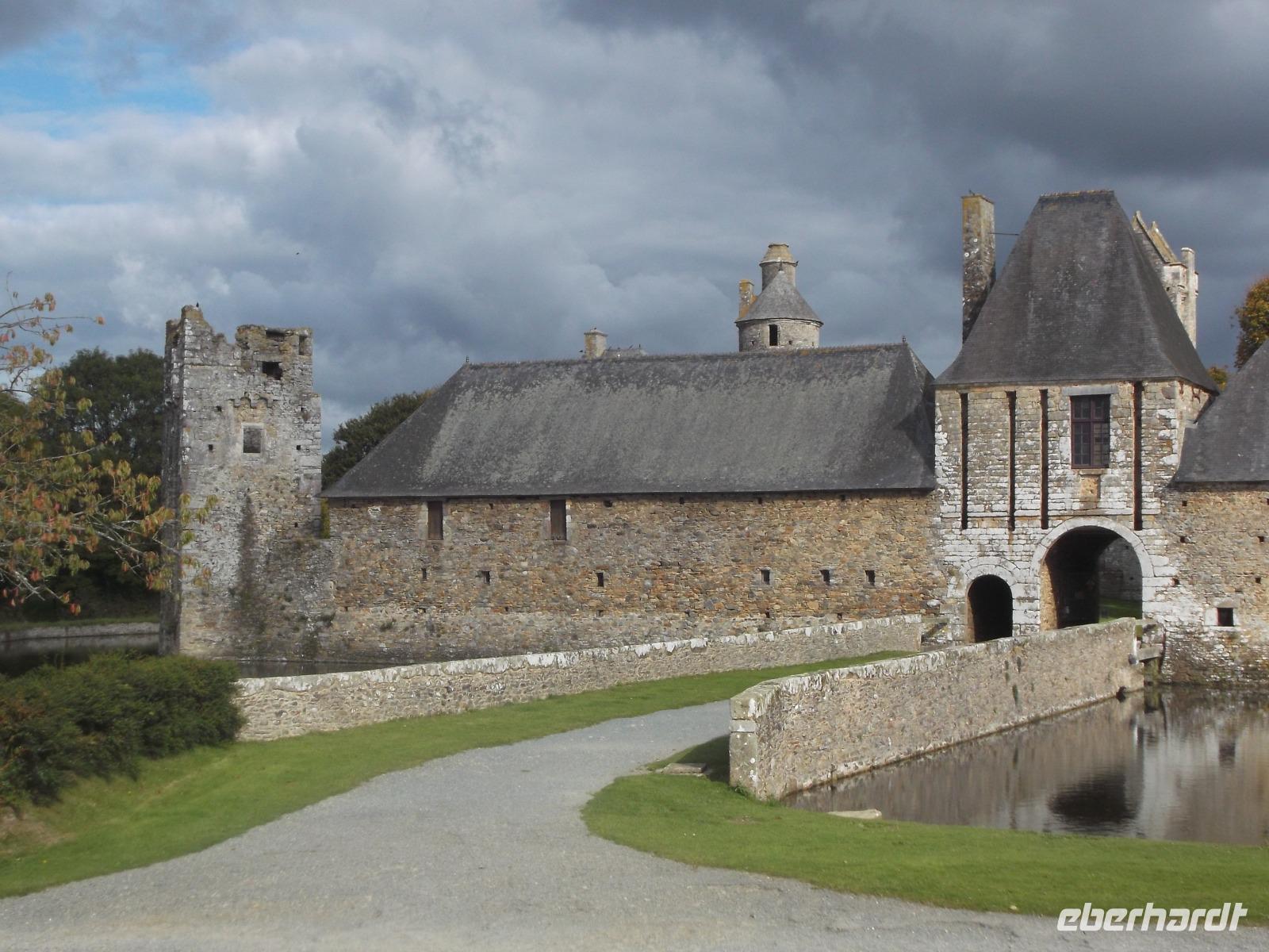 Eingang zum Schloss Gratot