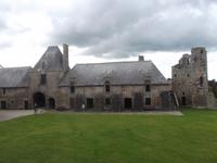 Schloss Gratot, Hofseite