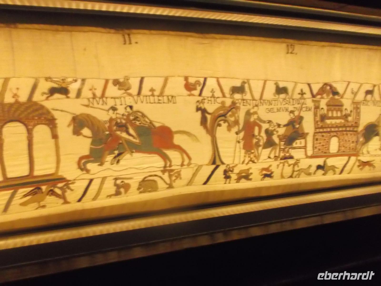 der berühmte Teppich von Bayeux, Detail