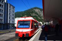 127 Martigny, Ankunft Mont Blanc Express