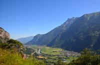 128 Martigny, Fahrt mit dem Mont Blanc Express